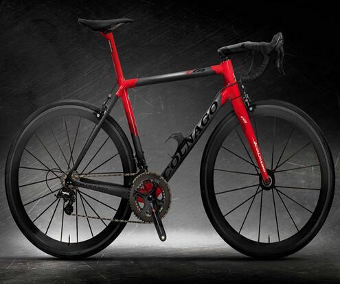 2019 último negro rojo Colnago C64 bicicleta completa de carbono bicicleta de carretera R8010 Grupo 50mm de carbono ruedas Novatec A271 los