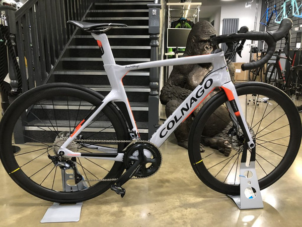 2019 colnago Complete bike Bicycle With Ultegra R8010 Groupset For Sale 50mm carbon road wheelset matte