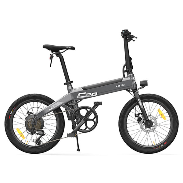 New Arrived Xiaomi HIMO C20 Foldable Electric Moped Bicycle 250W Motor 25km/h Hidden Inflator Pump Shimano Variable Speed Drive 2019