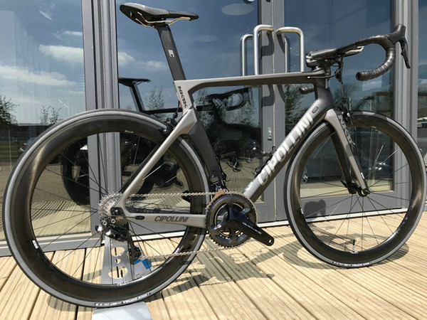 NK1K Carbon Road Complete Bike Sliver Cipollini nk1k Di2 Carbon Bike 50mm carbon Road wheelset 2018