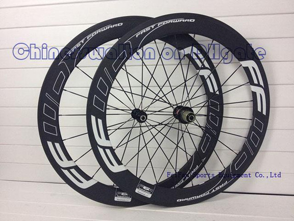 Full carbon road bike wheels FFWD F6R 60mm rim carbon bicycle wheelset with R36 hubs (sell 2015 newest time skylon C59 frame)