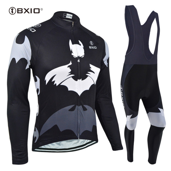 BXIO Brand Cycling Jerseys Long Sleeve Bike Jersey 3D Gel Pad Cycling Jersey Winter Fleece Or Autumn Breathable Cycling Clothes BX-111