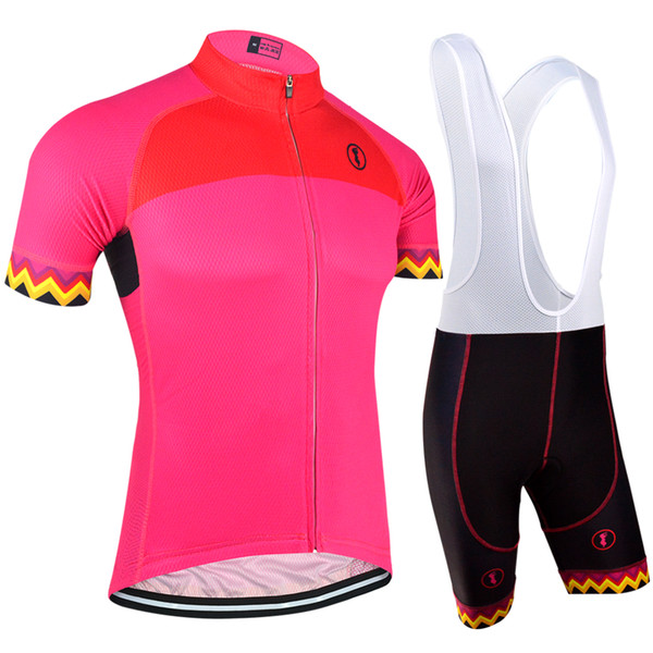 2017 BXIO Cycling Jerseys New Product upgrade Red Cycle Clothing Women Bike Outdoor Sports Wear Pro Bicycle Jersey summer short set BX-128