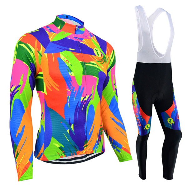 Winter Fleece BXIO Cycling Jersey Long Sleeve Bike Clothing Colourful Bicycle Jersey Autumn Cycling Clothing Ropa Ciclismo Mujeres BX-122