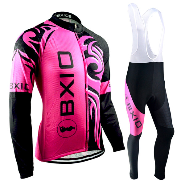 BXIO Brand Cycling Jerseys Zipper Winter Thermal Fleece Cycling Jerseys Or Autumn Pro Team Bicycle Clothes Ropa Ciclismo BX-045