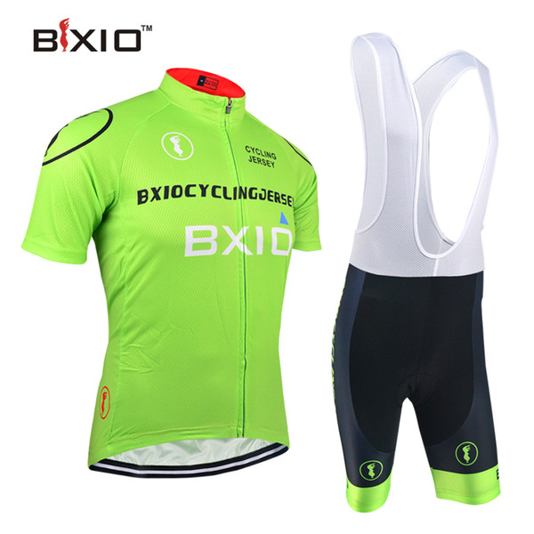 BXIO Brand Pro Cycling Jerseys 2016 The Summer Green Fashion Bike Wear Cheap Cycle Clothing Ropa Ciclismo Hombre Verano For BX-0209G011