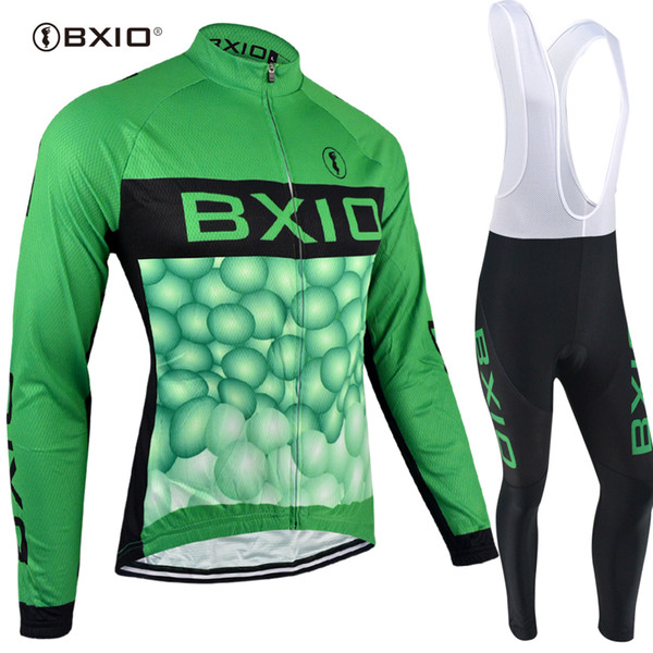 BXIO Brand Long Sleeve Cycling Jersey Set Can Be Wholesale Bikes Clothes Thermal Fleece Bicycle Clothing Or Autumn Cycling Clothing BX-056