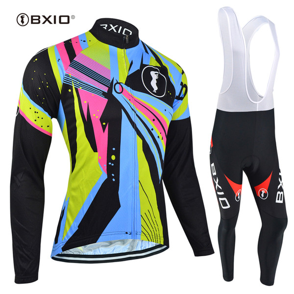 BXIO Brand Cycling Jerseys Autumn Cycling Clothing Or Winter Long Sleeve Bicycle Clothing Ropa Ciclismo Invierno Bikes Clothes BX-054