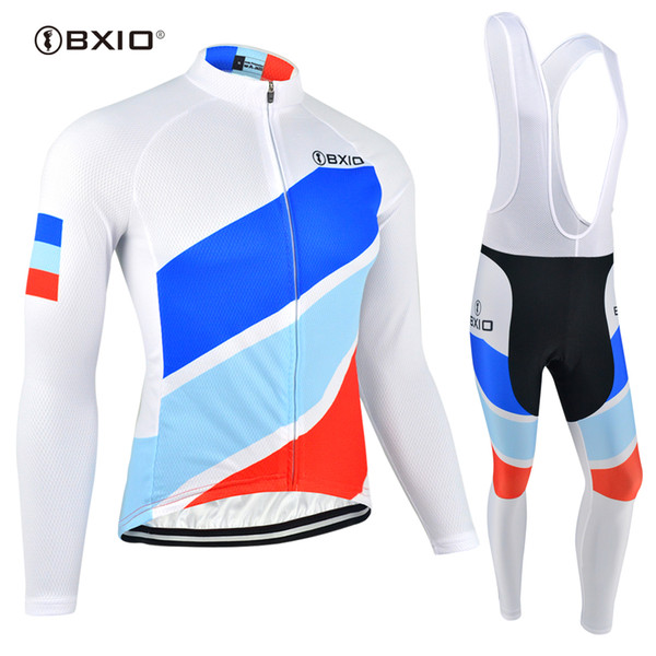 BXIO 3D Gel Pad Cycling Jersey Winter Thermal Fleece Autumn Bike Clothes Ropa Ciclismo Invierno Brand Pro Team Cycling Clothing BX-091