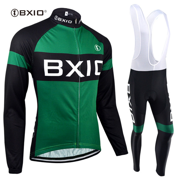 5D Gel Pad BXIO Brand cycling jersey Winter Fleece Bicycle Clothing Long Sleeve Set Bike Clothing Ropa Ciclismo Invierno BX-133