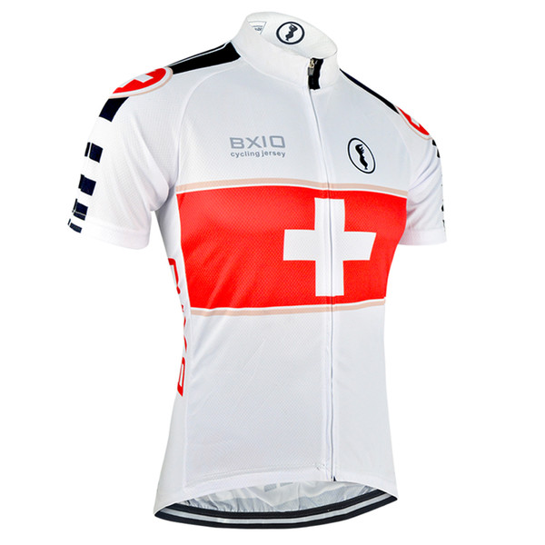 BXIO Brand Cycling Shirt White Cycling Clothing Only Jersey Breathable Bike Jersey 3 Rear Pockets Summer Cycling Top Ropa Ciclismo BX-001-J