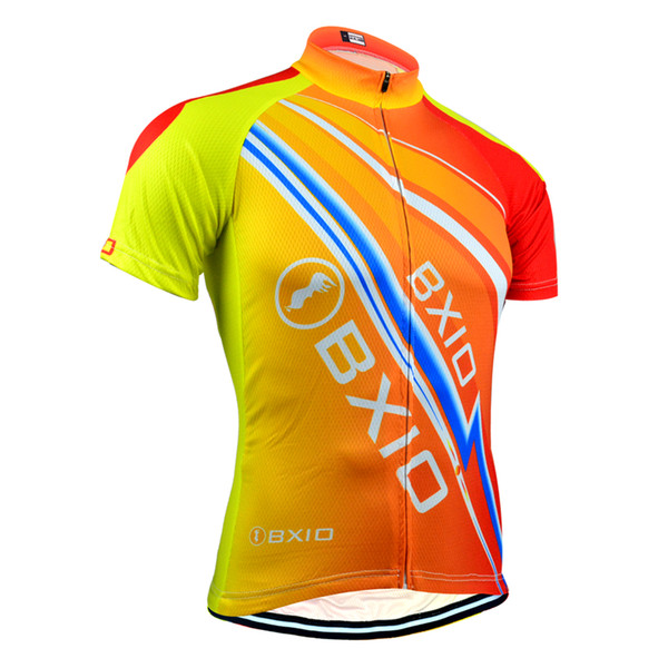 BXIO Brand Men Cycling Jerseys Quality Breathable Bicycle Jersey Short Sleeve Bikes Shirt Calidad Ropa Ciclismo Bike Clothing BX-100