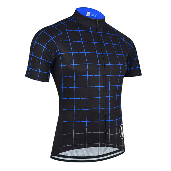 BXIO Cycling Jersey Quality Bikes Clothes Short Sleeve Summer Cycling Shirt 3 Rear Pockets Ropa Ciclismo Lattice Pattern Bike Jersey BX-096