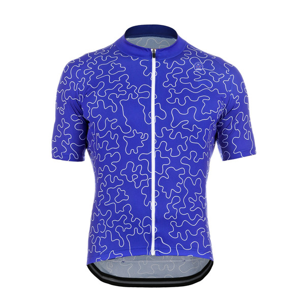 Customized NEW Hot 2017 Funny Blue JIASHUO Team Bike Pro Cycling Jersey / Shirts & Tops Clothing