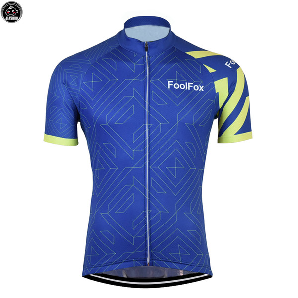 NEW 2018 Blue Green Lines Mountain Road RACE Team Bike Pro Cycling Jersey / Shirts & Tops Clothing Breathing Air JIASHUO Customized