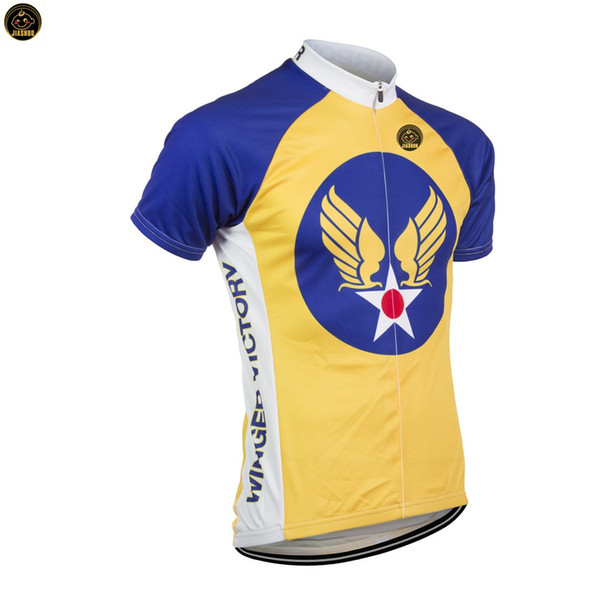 Customized NEW 2017 winged victory Classical JIASHUO mtb road RACING Team Bike Pro Cycling Jersey / Shirts & Tops Clothing Breathable