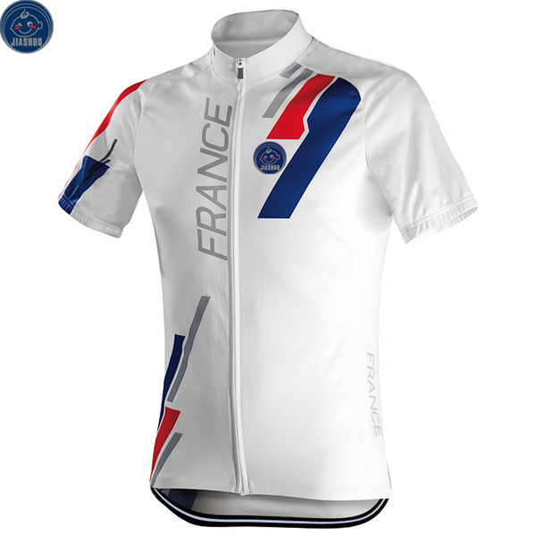 NEW France mtb road RACING Team Bike Pro Cycling Jersey / Shirts & Tops Clothing Breathing Air JIASHUO