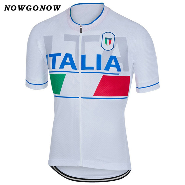 Customized NEW Hot 2017 Italia Classical mtb road RACE Team Bike Pro Cycling Jersey / Shirts & Tops Clothing Breathing Air JIASHUO