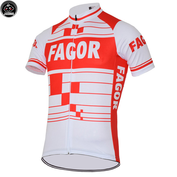 Retro Classical NEW Red&White RACE Team Bike Pro Cycling Jersey / Shirts & Tops Clothing Breathing Air JIASHUO