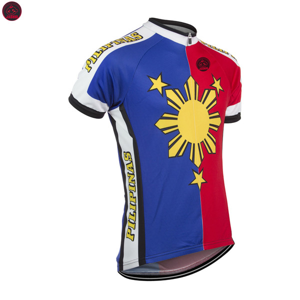 Customized NEW 2017 Philippines Pilipinas JIASHUO mtb road RACE Team Bike Cycling Jersey / Shirts & Tops Clothing Breathable Ropa CICLISMO