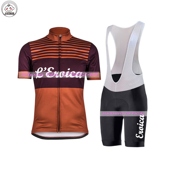 JIASHUO NEW Customized 2017 lines RETRO CLASSICAL Team Bike Pro Cycling Jersey Sets White Bib Shorts Clothing Breathing Air