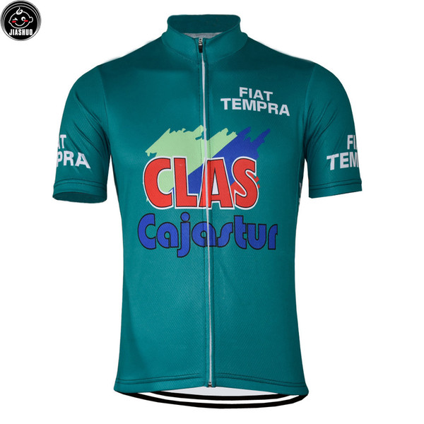 NEW Dark Green Retro Classical Mountain Road RACE BikeTeam Pro Cycling Jersey / Shirts & Tops Clothing Breathable Customized JIASHUO