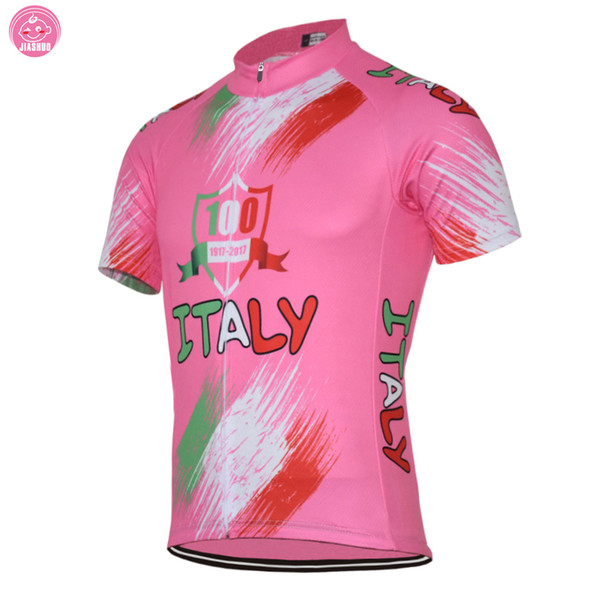 Customized NEW 2017 ITALY Italia 100 Years Colors Classical JIASHUO mtb road RACING Team Bike Pro Cycling Jersey / Shirts & Tops Breathable