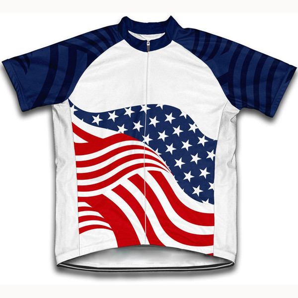 Customized NEW Hot 2017 JIASHUO USA mtb road RACING Team Bike Pro Cycling Jersey / Shirts & Tops Clothing Breathing Air