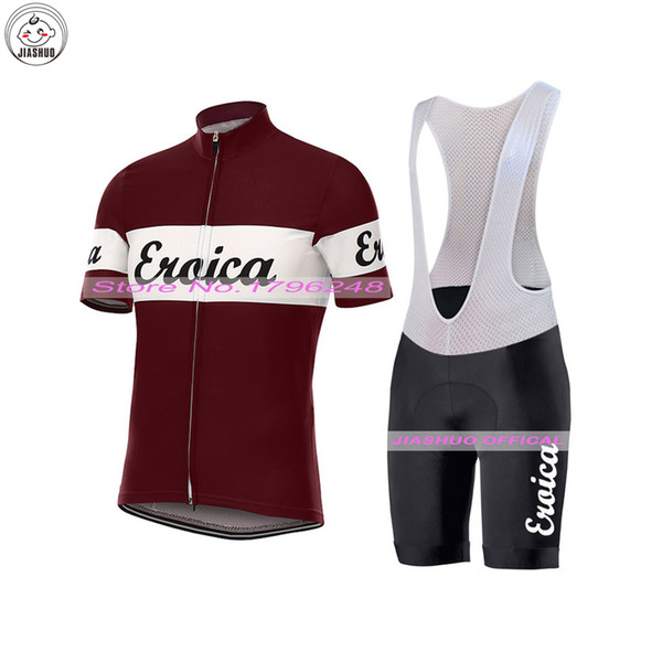 NEW Customized Hot 2017 JIASHUO CLASSICAL RETRO BROWN mtb road RACING Team Bike Pro Cycling Jersey Sets Bib Shorts Clothing Breathing Air