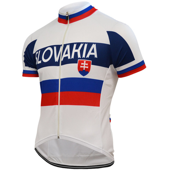 Customized NEW Hot 2017 JIASHUO Slovakia slovacchia mtb road RACING Team Bike Pro Cycling Jersey / Shirts & Tops Clothing Breathing Air