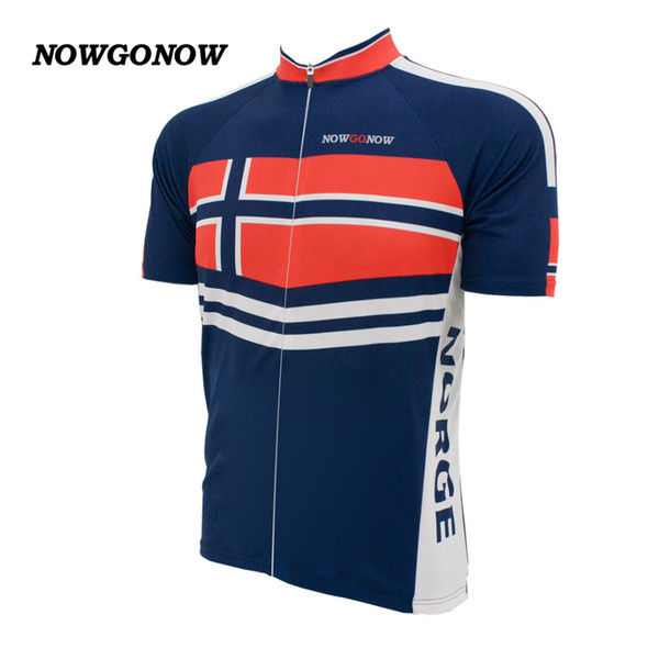 Customized NEW Hot 2017 Norway mtb road RACE Team Bike Pro Cycling Jersey / Shirts & Tops Clothing Breathing Air JIASHUO