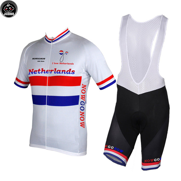 NEW Netherlands mtb road RACE Team Bike Pro Cycling Jersey Sets Bib Shorts Clothing Breathing Air JIASHUO Multi Chooses