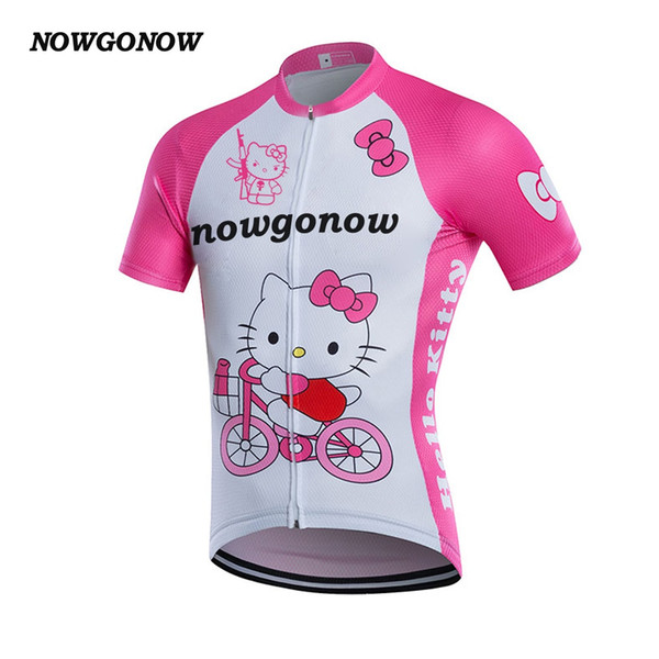 Women 2017 cycling jersey AK clothing bike wear be strong pink lovely bicycle NOWGONOW MTB road team ride tops shirt funny maillot ciclismo