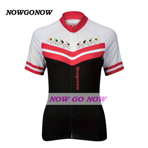 Can be customized 2017 tour cycling jersey women clothing bike wear black nowgonow pro racing ropa ciclismo mtb road Retro Jersey bicicleta