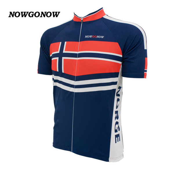 MEN hot cycling jersey 2017 NORWAY darkblue red bike wear national team summer clothing outdoor Mountain mtb road riding racing NOWGONOW