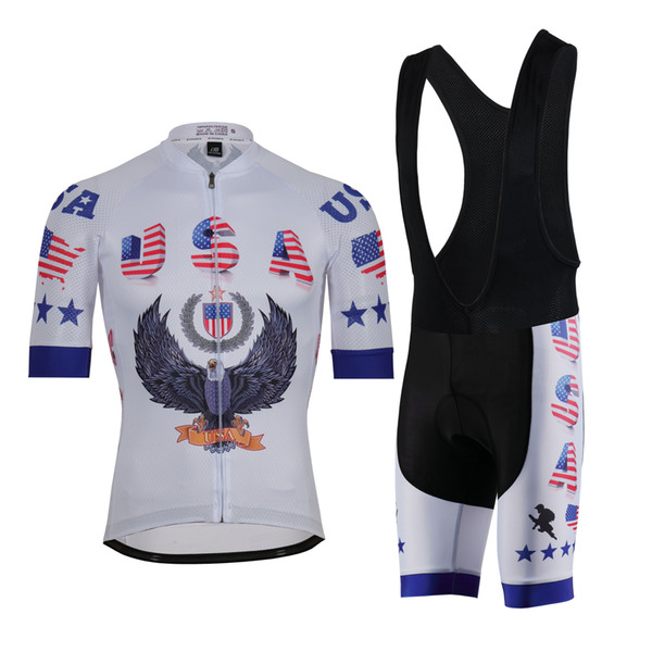 USA Cycling jersey polyester quick-dry pro bike jersey MTB Ropa Ciclismo team sky Bicycling maillot shirts