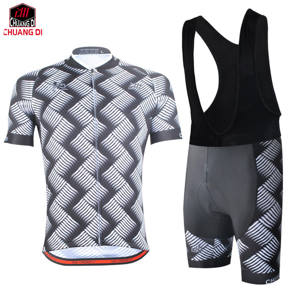 2018 ZM Brand New Cool Cycling Jersey Set Short Sleeve Sportwear Polyester Summer Bike Cycling Clothing