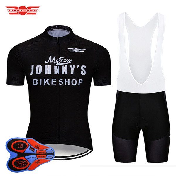 Crossrider 2018 Retro Cycling Jersey Set MTB Bike Clothing Cycling Wear Bicycle Clothes Ropa Ciclismo Mens Short Maillot Culotte