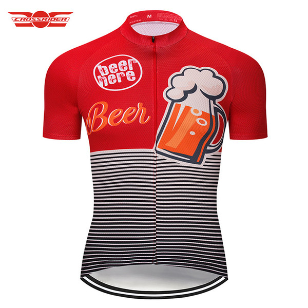 Summer 2018 Beer Cycling Jersey MTB Shirt Bike Clothing Bicycle Clothes Roadbike Wear Mens Short Maillot Roupa Ropa De Ciclismo