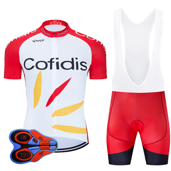 2020 Pro Team COFIDIS Cycling Jersey 9D Bib Set Bicycle Clothing Ropa Ciclismo Bike Wear Clothes Mens Short Maillot Culotte