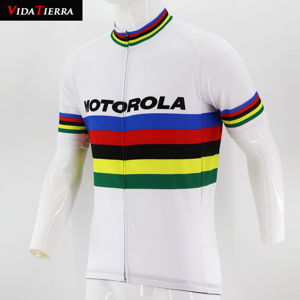 2019 VIDATIERRA cycling jersey white kits ropa ciclismo cycling clothing racing road mountain Outdoor sports classic Simple line can custom