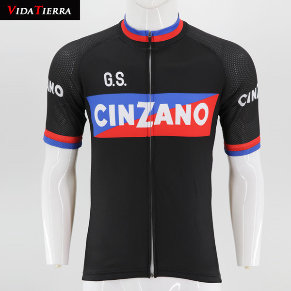 2019 VIDATIERRA men cycling jersey Retro classic black Clothing Bike Wear road mountain Maillot Ropa Ciclismo Outdoor sports Domineering