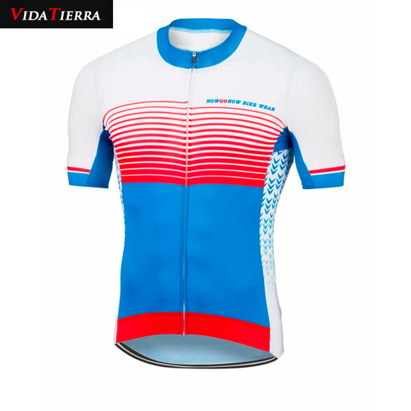 2019 VIDATIERRA Long / short sleeves men blue black cycling jersey bike clothing wear pro racing team downhill jersey cool summer classic