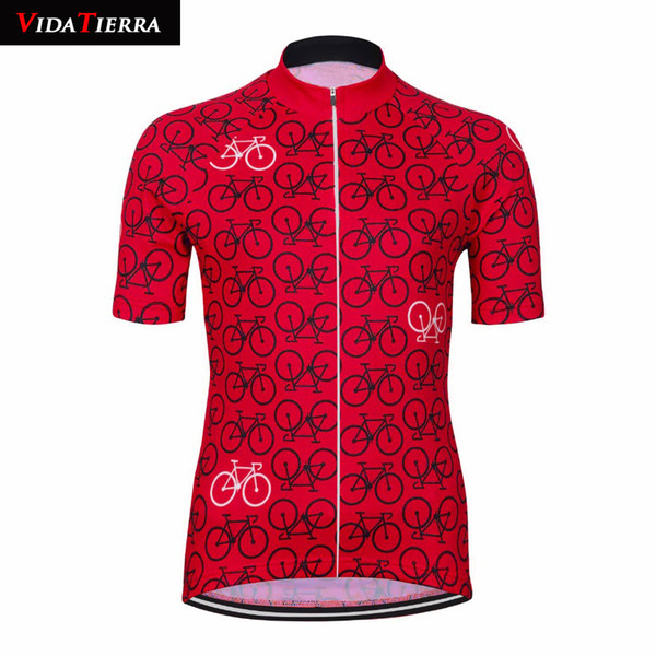 HOT 3 style suits cycling jersey 2019 VIDATIERRA men tops blue red black downhill jersey Outdoor sports pro team Clothing Summer classic