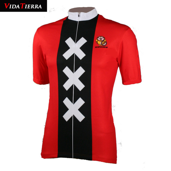 2019 VIDATIERRA men cycling jersey X X X and owl Cartoon Clothing red cycling clothing can Wholesale custom Lovely lucky cool Summer funny