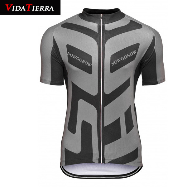 2019 VIDATIERRA men cycling jersey gray classic Retro clothing pro racing team downhill jersey Outdoor sports gonow Summer cool classic