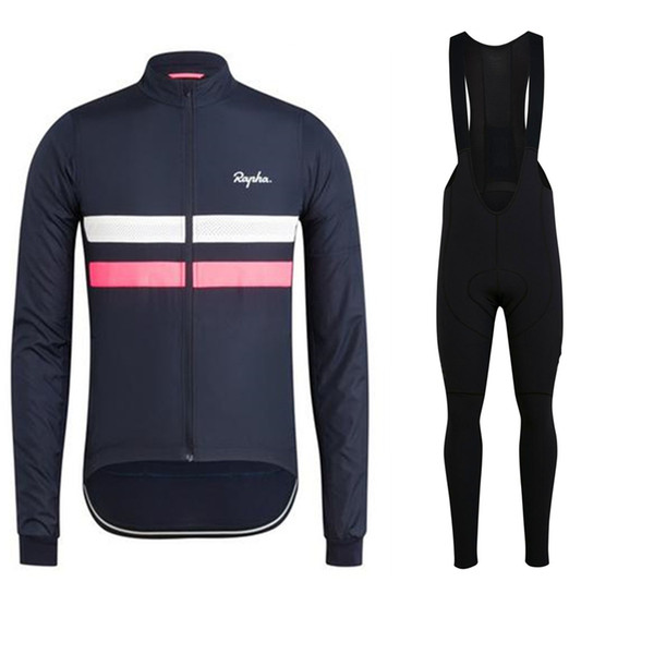 2019 Rapha TEAM CYCLING JERSEY 9D bike pants set Ropa Ciclismo MENS Winter thermal fleece pro BICYCLING jersey Maillot wear