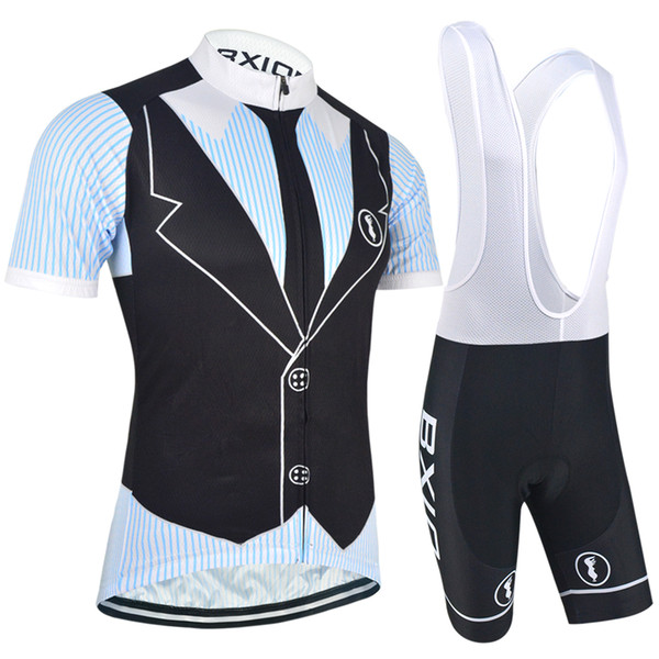 BXIO Suit Pattern Cycling Jerseys Summer Short Sleeve Zipper Bikes Clothes New Arrival Cycle Clothing Cool Bicycle Jerseys Sets BX-063