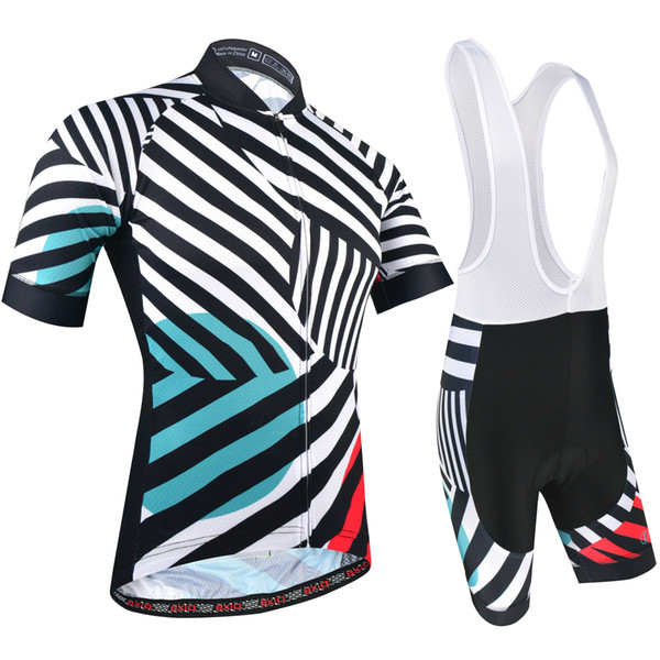 2018 BXIO Brand Colorful Geometric Pattern Cycling Jersey Own Design Summer Wear Breathable Bike Clothing Cool Cycling Clothing Men BX-195