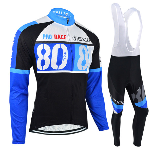 BXIO Brand Winter Thermal Cycling Jerseys Anti Pilling Cycle Jersey Long Sleeve Set Ropa Ciclismo Invierno Hombre Recommend Item BX-037